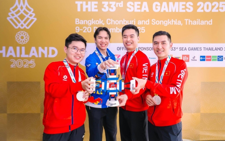 Hai tuyển thủ Việt Nam giành HCV SEA Games 33 nhận vinh dự lớn tại Hải Phòng