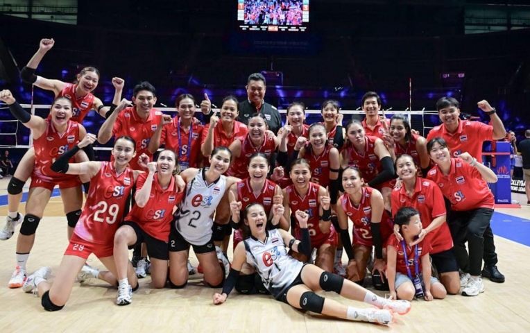 Bóng chuyền nữ Thái Lan chốt danh sách dự tuần 2 VNL 2025