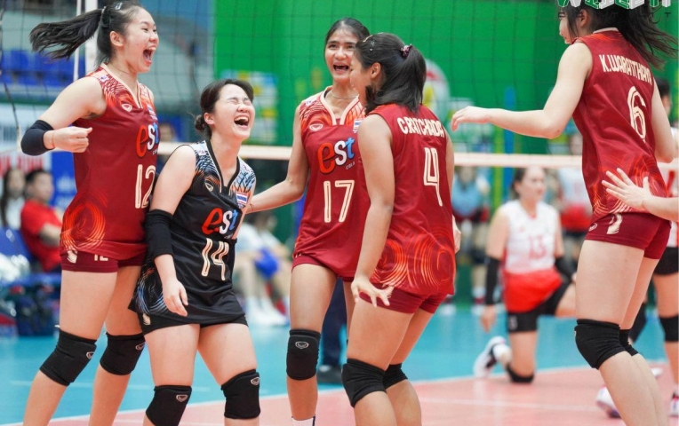 Đội U21 bóng chuyền nữ Thái Lan chốt quân dự VTV Cup 2025