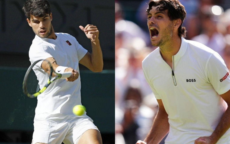 Trực tiếp tennis Carlos Alcaraz vs Taylor Fritz, 19h30 hôm nay 11/7