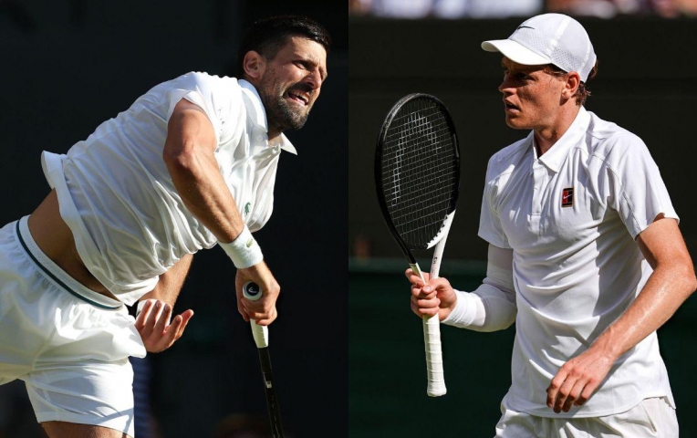 Trực tiếp tennis Novak Djokovic vs Jannik Sinner, 21h30 hôm nay 11/7