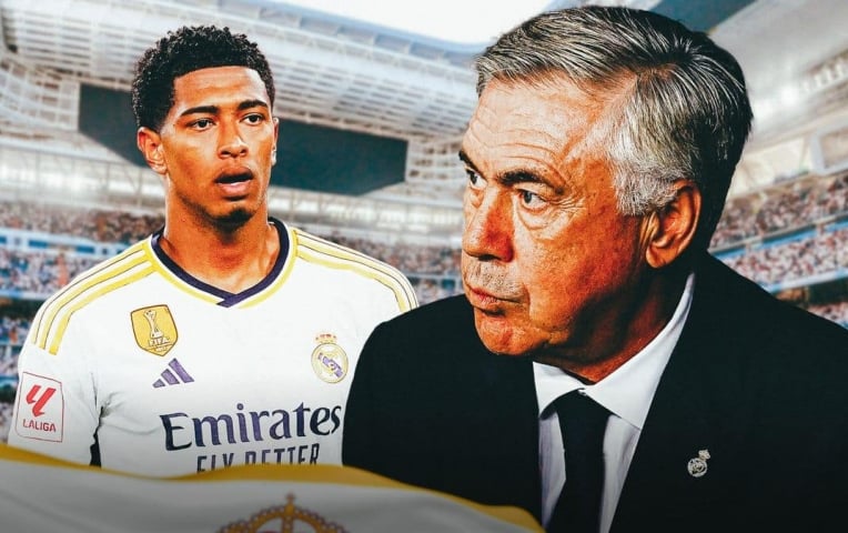 Jude Bellingham gặp rắc rối với HLV Carlo Ancelotti