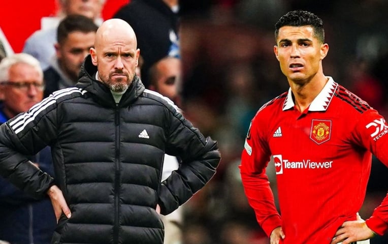 Ten Hag bị tố chèn ép Ronaldo, thiếu nhiệt huyết khi dẫn dắt MU