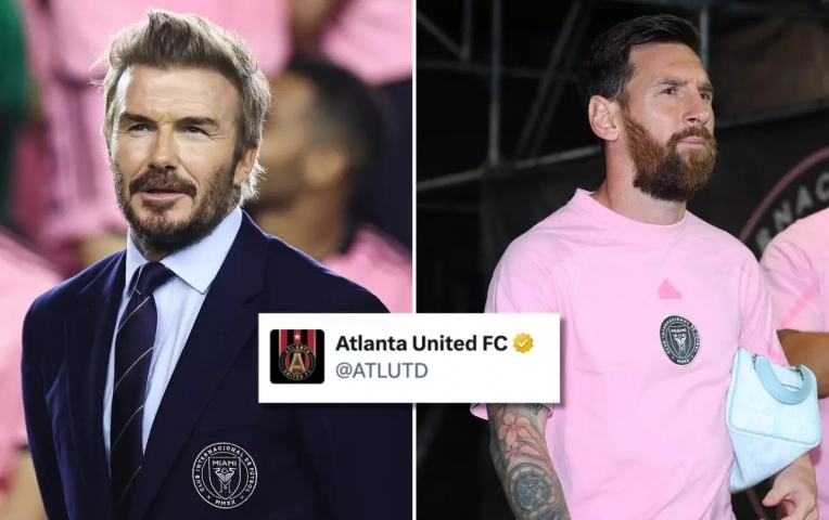 Atlanta United nhắm vào David Beckham sau khi đánh bại Inter Miami và Messi