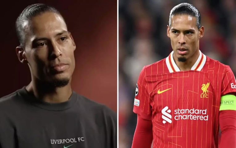 Van Dijk tiết lộ khiến tất cả 'ngã ngửa' về tương lai tại Liverpool