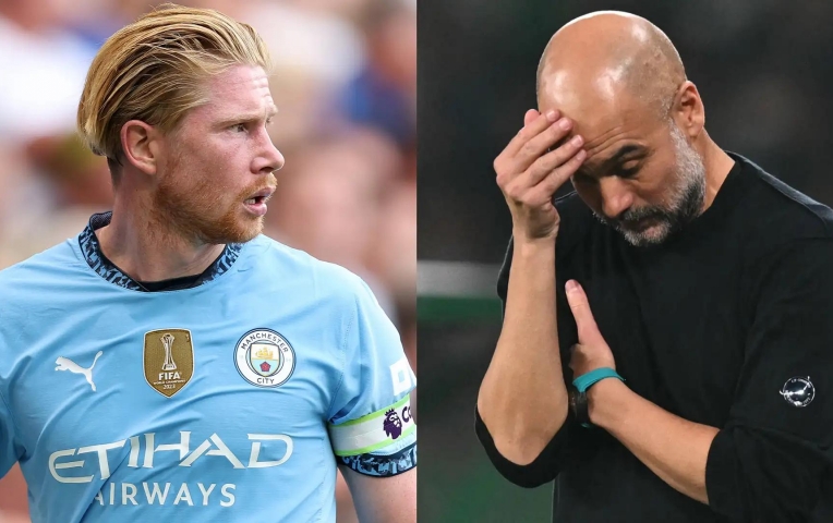 Pep Guardiola lên tiếng về việc rạn nứt với De Bruyne