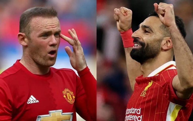 Salah phá kỷ lục Ngoại hạng Anh của Rooney