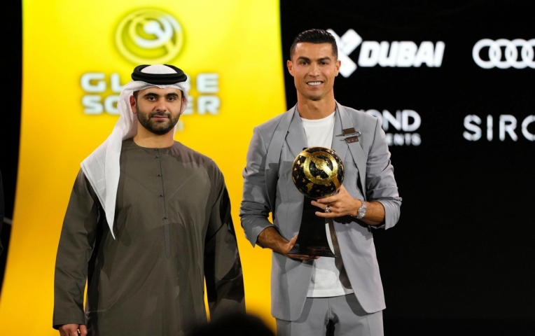 Ronaldo chính thức giành giải tại Quả bóng Vàng Dubai 2024