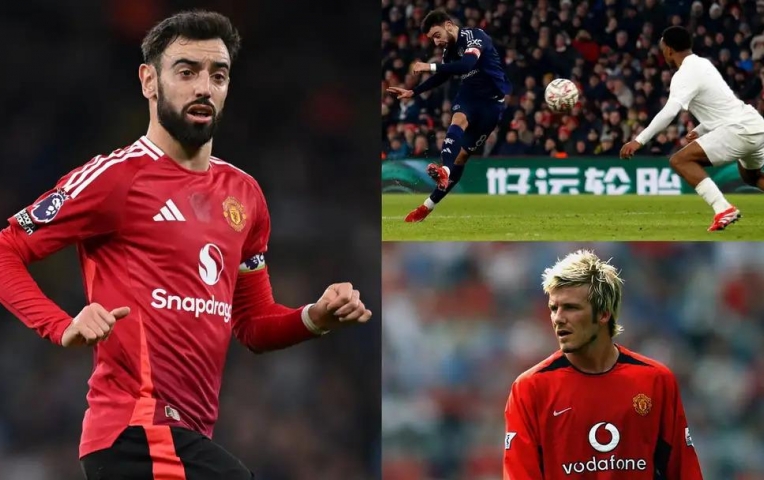 Bruno Fernandes phá vỡ kỷ lục của Beckham tại MU