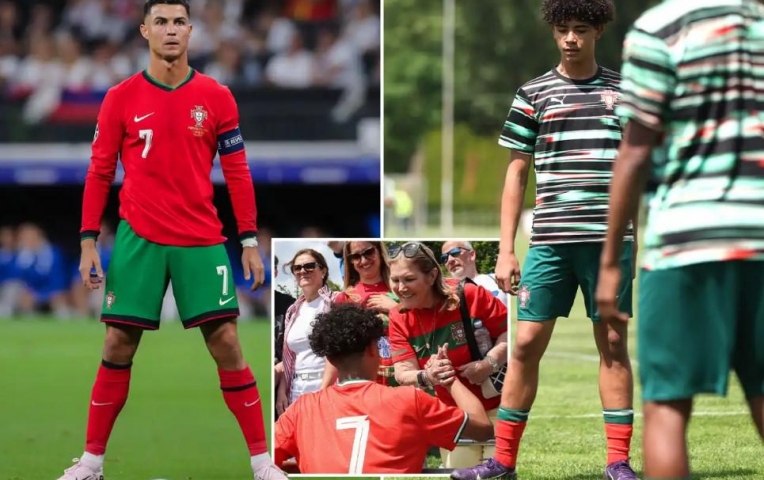 Chỉ 1 hành động, con trai Ronaldo đã khiến tất cả phải run sợ