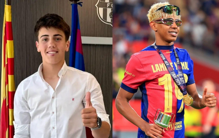 Barca chốt thêm thần đồng mới, săn bàn ấn tượng như Yamal