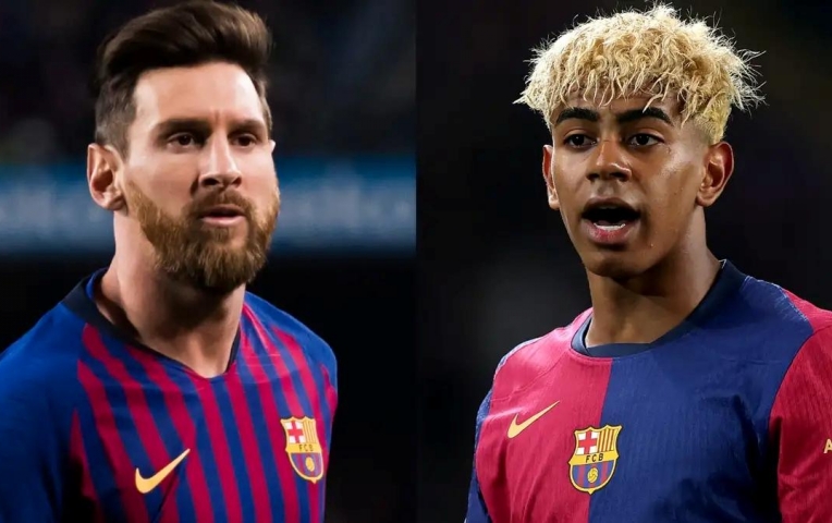 Yamal có động thái 'ngạo nghễ' với Messi khiến tất cả choáng váng