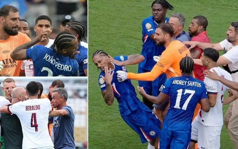 Joao Pedro lên tiếng chỉ trích PSG sau ẩu đả