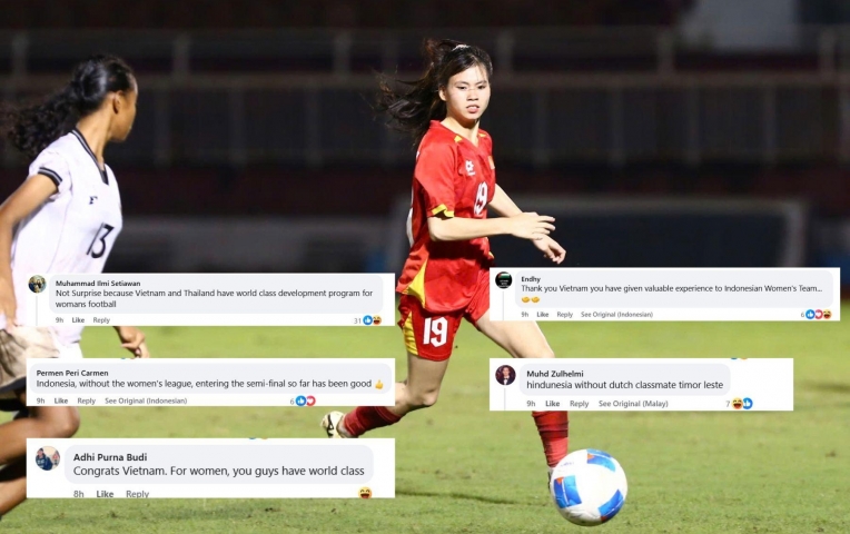 CĐV Đông Nam Á đồng loạt phản ứng về trận Việt Nam thắng 4-0 Indonesia