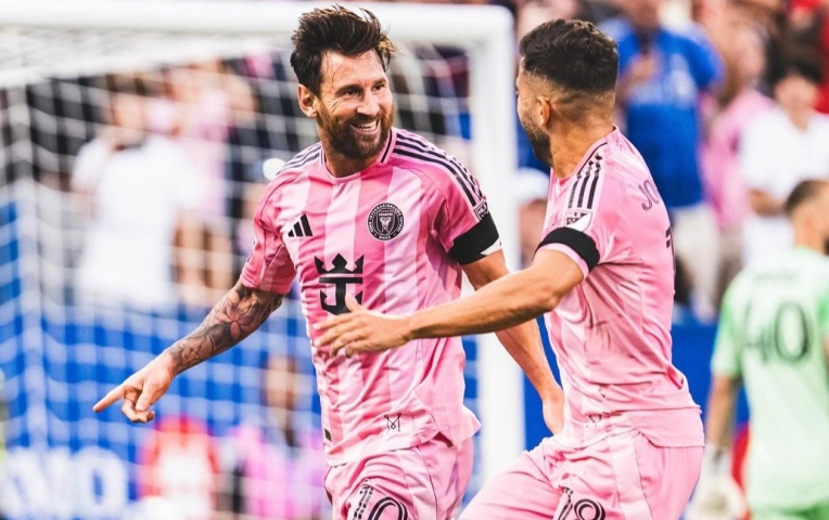 Trực tiếp New England 0-2 Inter Miami: Messi lập cú đúp!