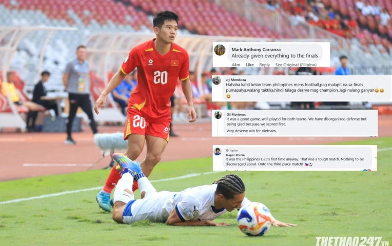 CĐV Philippines đồng loạt lên tiếng sau trận thua U23 Việt Nam