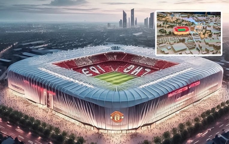 MU phá bỏ Old Trafford, công bố diện mạo mới toanh