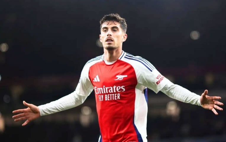 Kai Havertz đạt cột mốc ấn tượng cùng Arsenal tại cúp C1