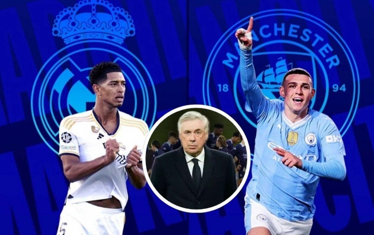 Ancelotti: 'Trong thế giới hoàn hảo, Real Madrid sẽ không gặp Man City'