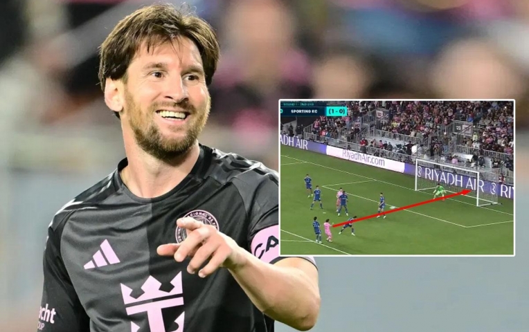 Video: Lionel Messi vô lê lập siêu phẩm cho Inter Miami