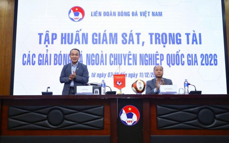 Khai mạc tập huấn giám sát, trọng tài các giải ngoài chuyên nghiệp quốc gia năm 2026