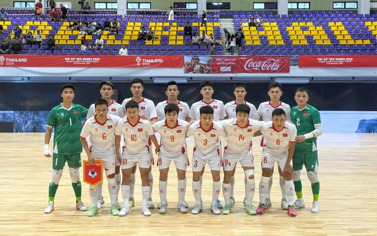 ĐT futsal Việt Nam chính thức trắng tay ở SEA Games 33