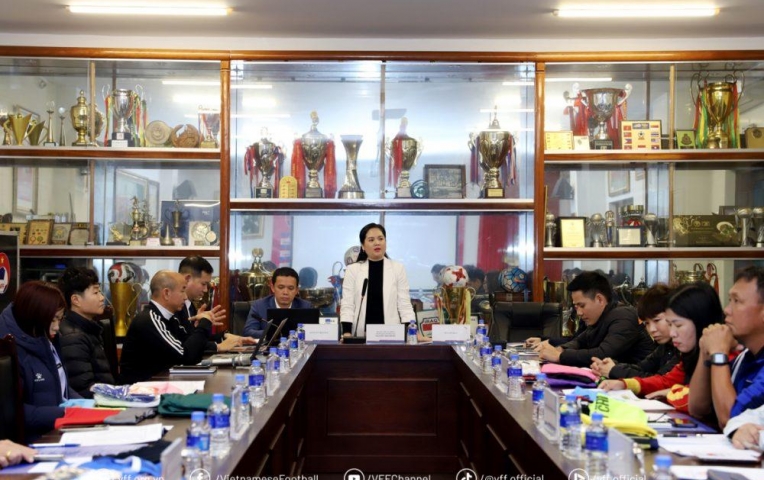 Các đội sẵn sàng cho giải bóng đá Nữ Vô địch U19 Quốc gia