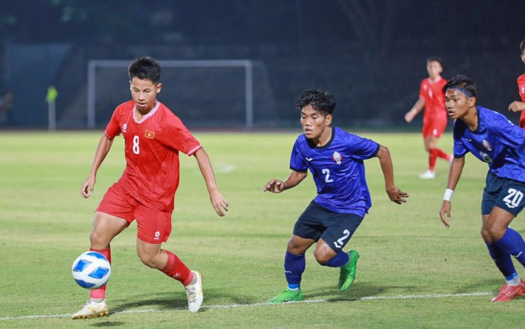 VIDEO: U16 Việt Nam hòa đáng tiếc Campuchia sau trận thắng 15-0
