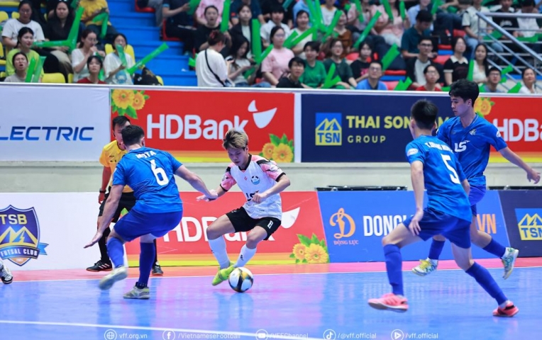 Kết quả lượt 5 giải futsal VĐQG: Thái Sơn Bắc áp sát ngôi đầu