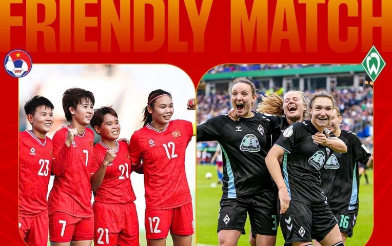 ĐT nữ Việt Nam vs Werder Bremen: Hàng Đẫy mở hội