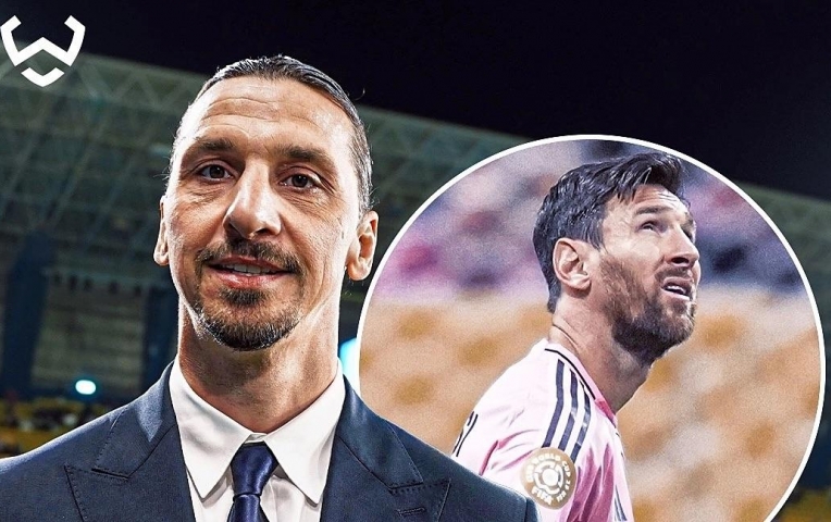 Ibrahimovic: 'Đồng đội Messi là những pho tượng'