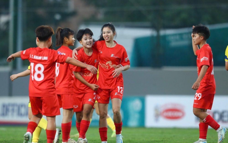 Phong Phú Hà Nam có 3 điểm ở trận khai mạc U19 nữ QG
