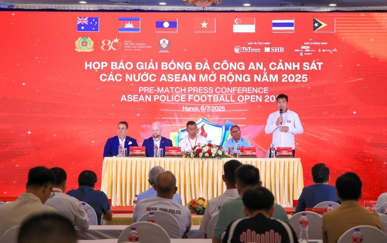 30.000 USD cho đội vô địch Giải bóng đá Công an, Cảnh sát các nước ASEAN mở rộng năm 2025