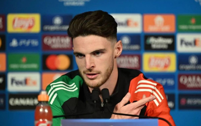 Declan Rice phát biểu tự tin trước đại chiến với PSG