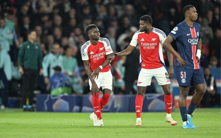 Arsenal gục ngã vì thiếu bản lĩnh và sự bình tĩnh trước PSG