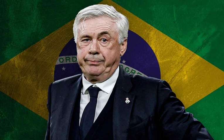 Carlo Ancelotti nhận lương kỷ lục trên tuyển Brazil?