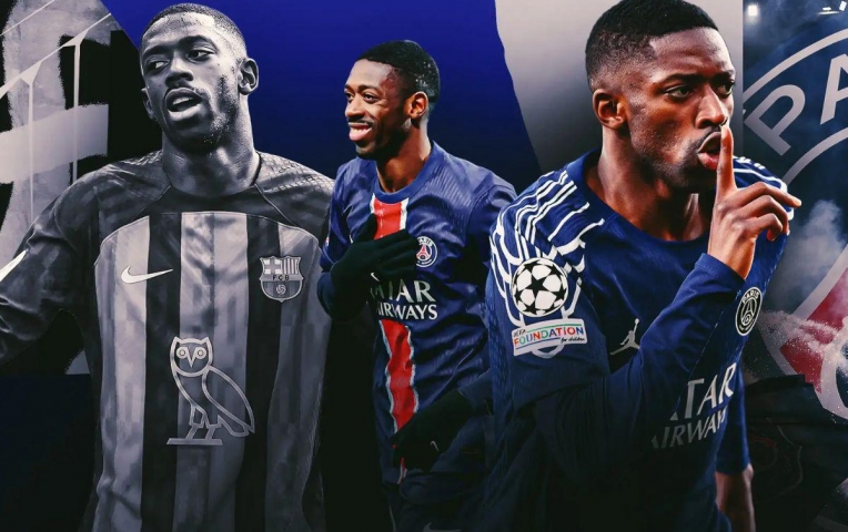 Dembele đạt thành tích chưa từng có trong sự nghiệp