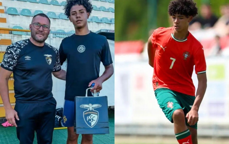 Con trai Ronaldo bất ngờ tập luyện tại CLB ít ai ngờ tới