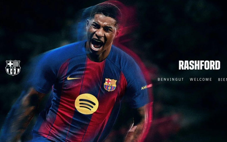 CHÍNH THỨC: Barca công bố chiêu mộ Marcus Rashford