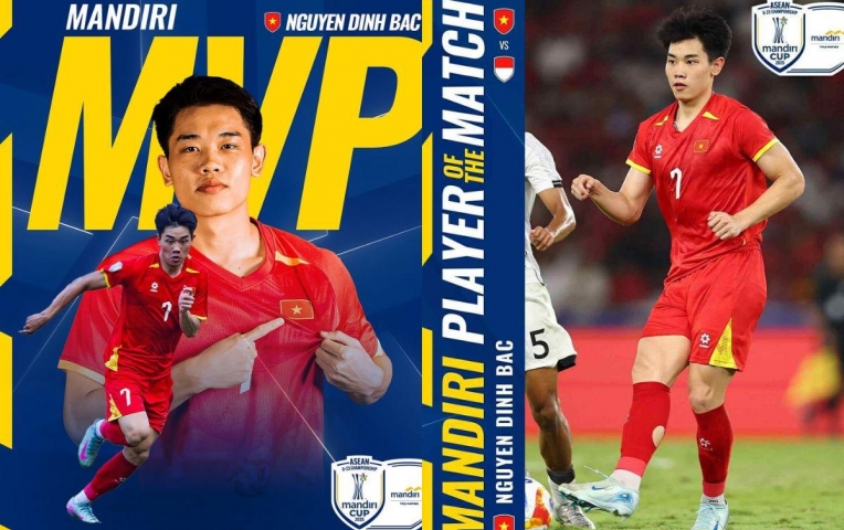 Đình Bắc nhận cú đúp giải thưởng tại chung kết U23 Đông Nam Á 2025