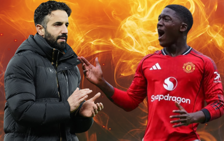 Ruben Amorim tàn nhẫn và lạnh lùng khi nhắc về Kobbie Mainoo