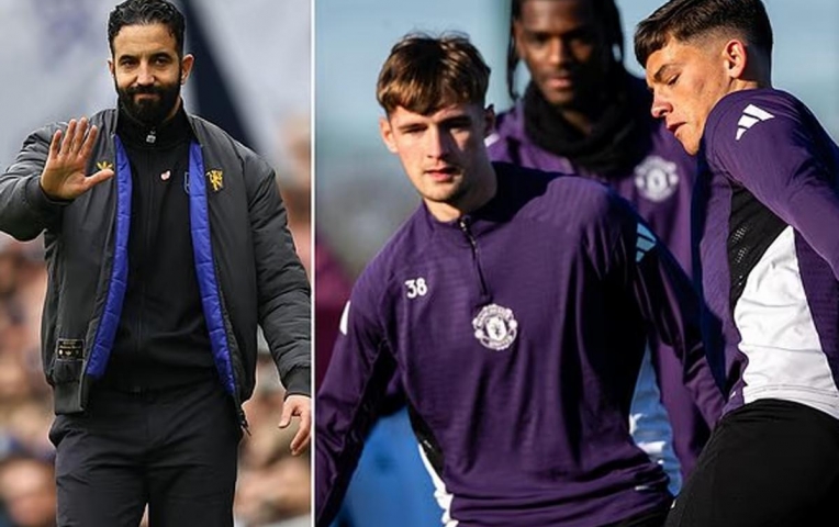 Amorim sẽ 'ném' các cầu thủ trẻ MU vào trận derby hoa hồng