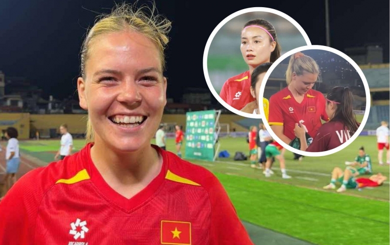 Chị gái Florian Wirtz đổi áo, khen 'hot girl' ĐT nữ Việt Nam