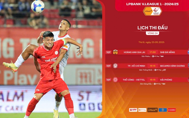 Trước vòng 24 V-League: Nghẹt thở cuộc đua trụ hạng