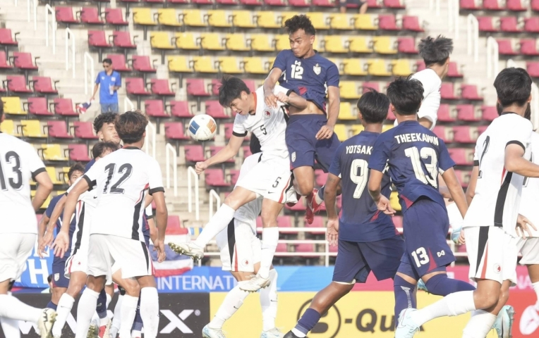 U23 Thái Lan thua đau Hồng Kông trên sân nhà
