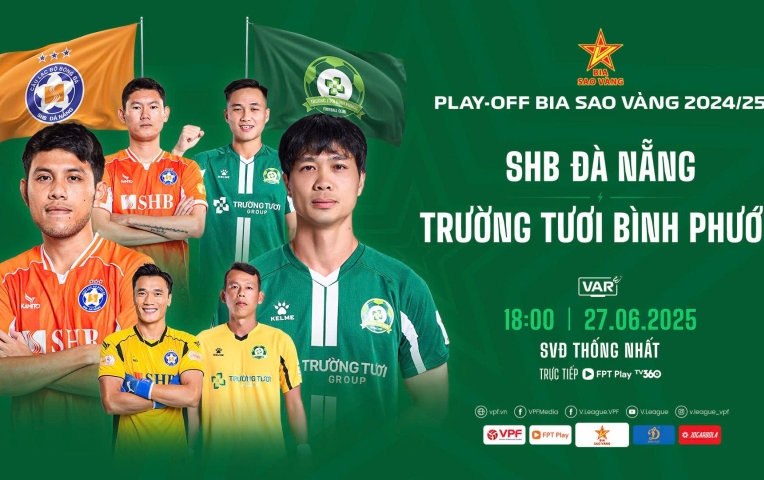 Trực tiếp Bình Phước vs Đà Nẵng, 18h00 hôm nay 27/6