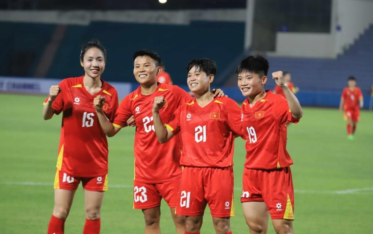 Ngày thi đấu ấn tượng của dàn sao trẻ ĐT nữ Việt Nam