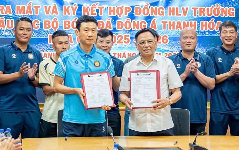 Cựu trợ lý ĐT Việt Nam chính thức làm HLV trưởng CLB Thanh Hoá