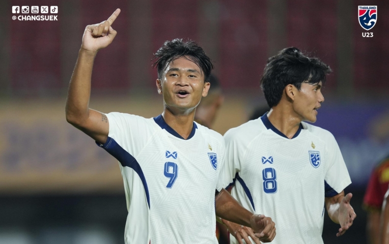 Trực tiếp U23 Thái Lan 2-0 U23 Đông Timor: Đánh đầu dũng mãnh