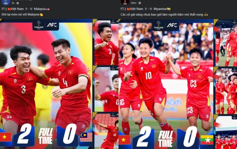 Bóng đá Việt Nam đại thắng, AFC gửi thông điệp đặc biệt